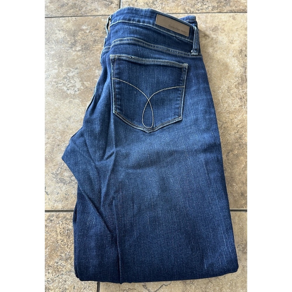 Calvin Klein Men's Straight Leg Blue Jeans 30x32
